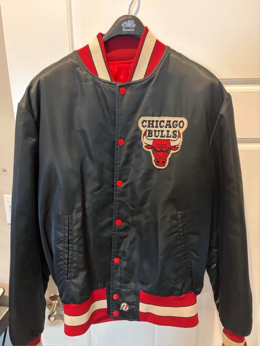 Shain Vintage Chicago Bulls satin jacket - L